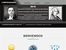 Tablet Screenshot of comprendamos.org
